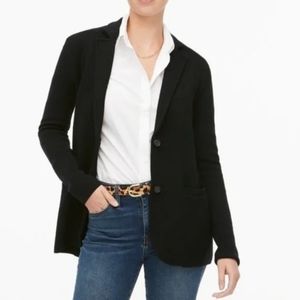 J. Crew Navy Knit Sweater Blazer Size Small